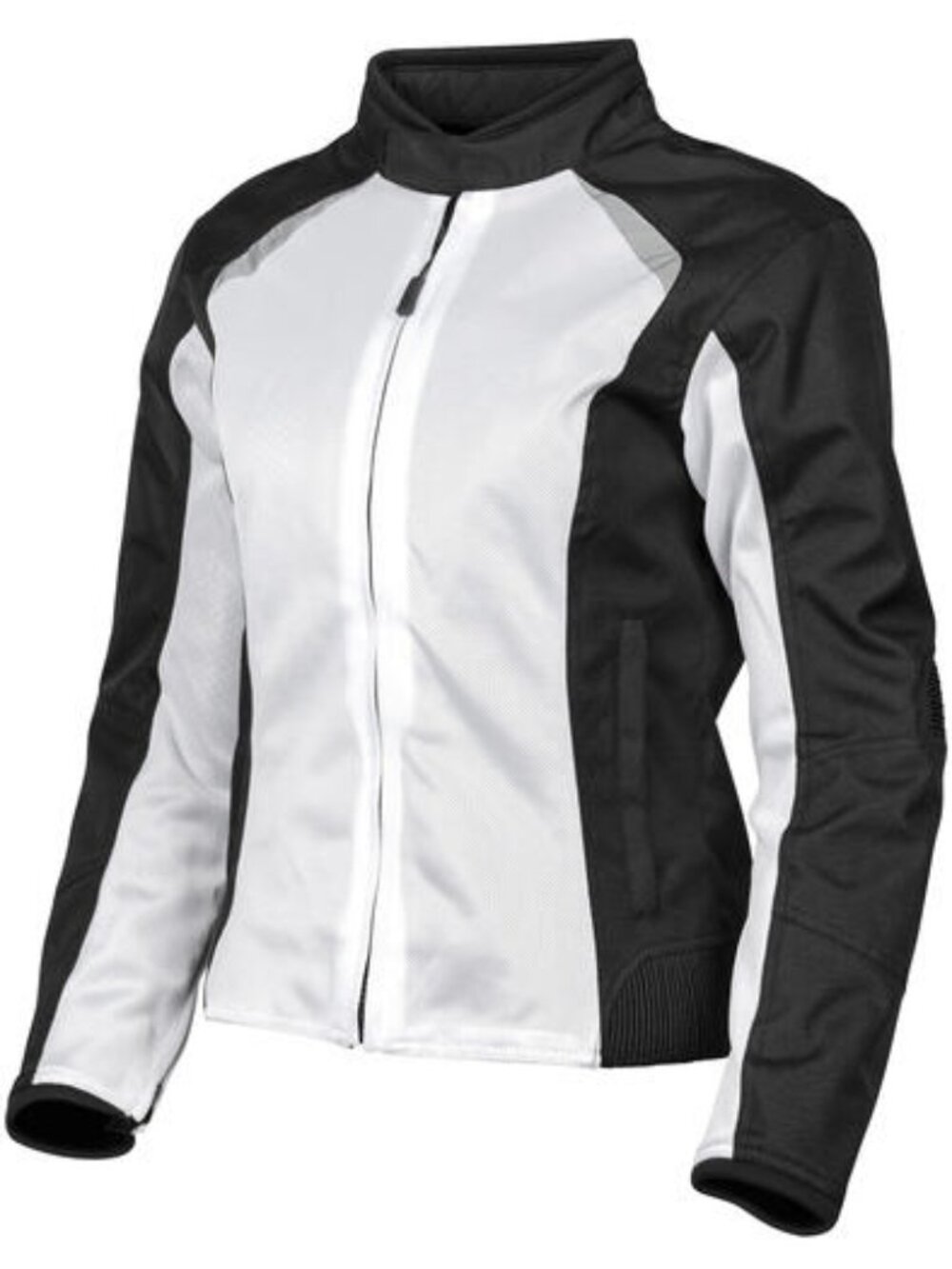 NWT NORU Women's Josei Mesh Motorcycle Jacket Black/White Size XS